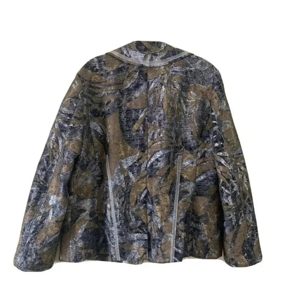 Chico’s  Size 3 Wool Blend Open Front Jacket - Picture 5 of 8